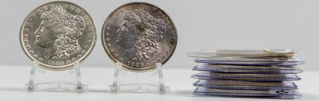 8 - 1885 - 1889 MORGAN DOLLARS $1 (1 of 2)