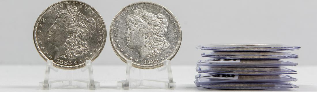 8 - 1882 - 1883 MORGAN DOLLARS $1 (1 of 2)