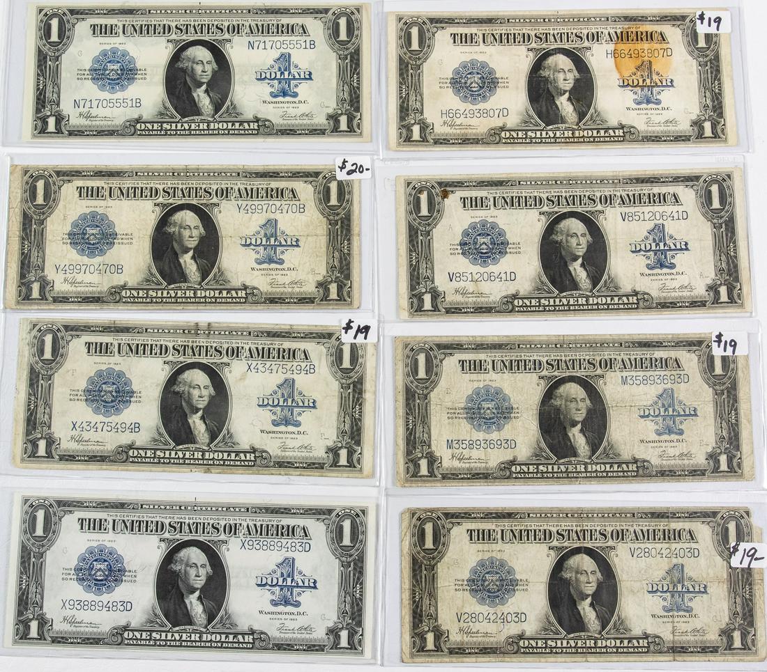 8 - 1923 - $1 ONE DOLLAR SILVER CERTIFICATES (1 of 2)