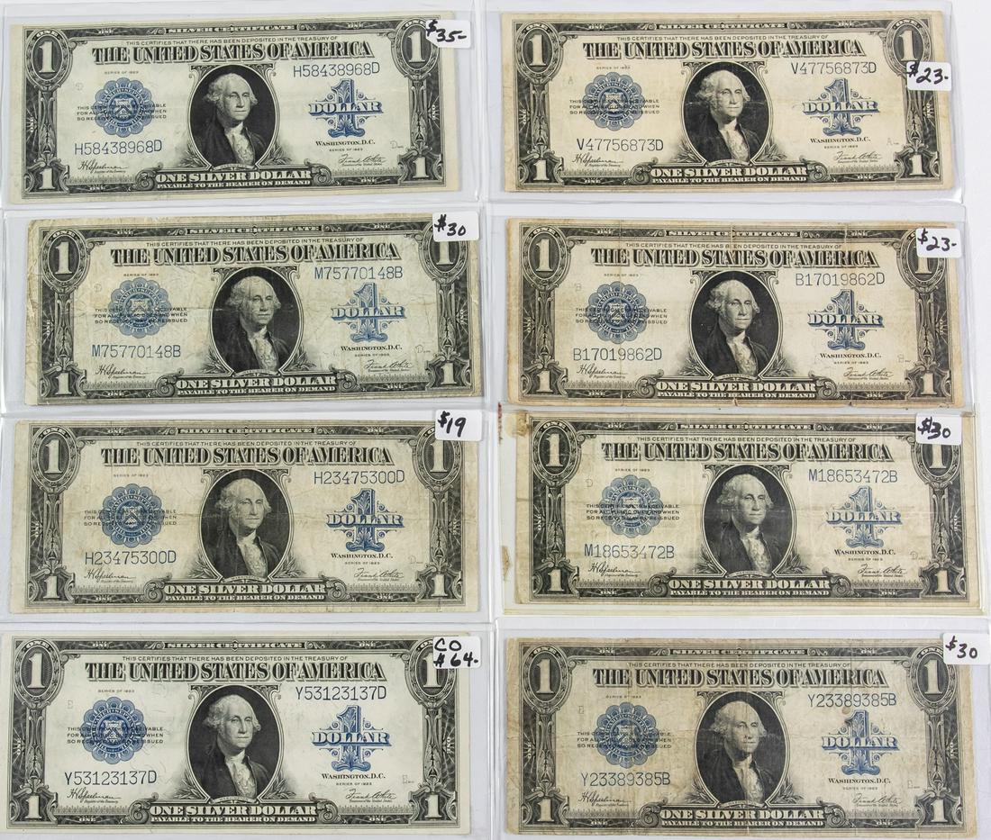 8 - 1923 - $1 ONE DOLLAR SILVER CERTIFICATES (1 of 2)