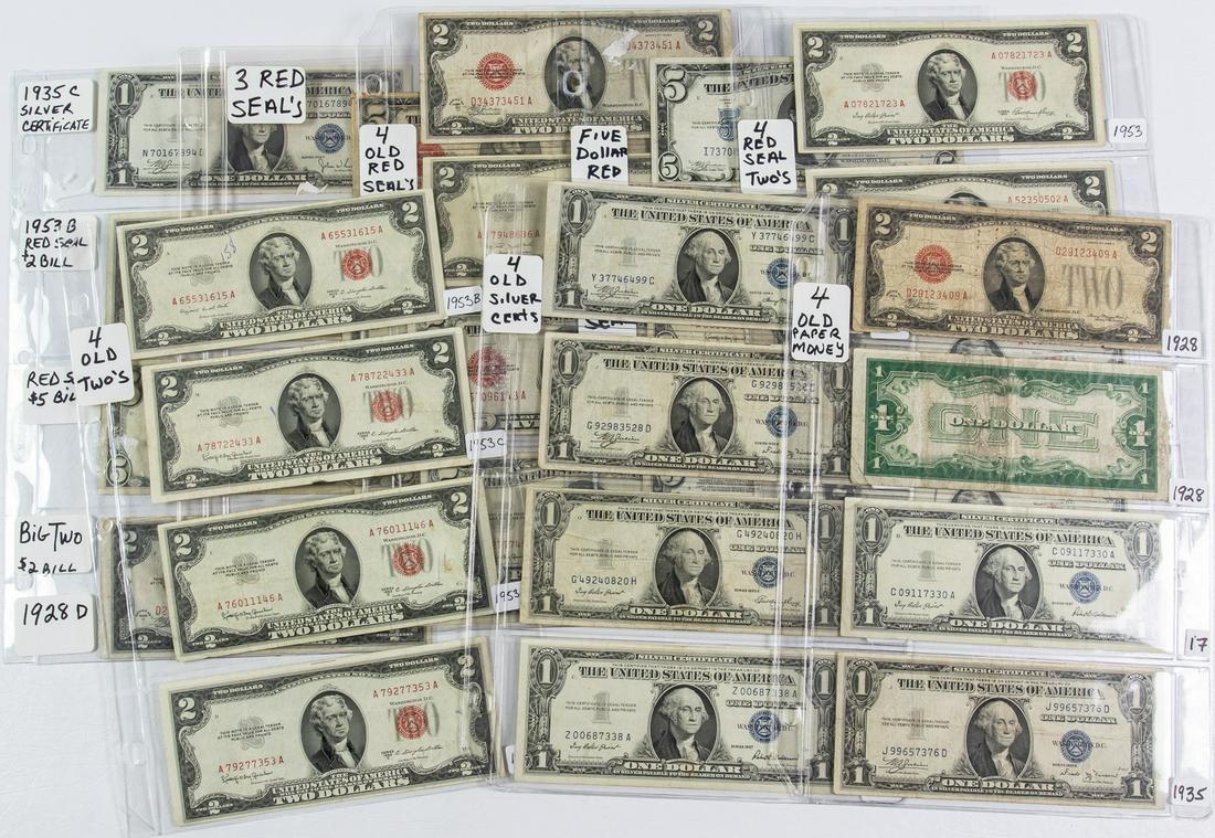 10 SLEEVES ASSORTED CURRENCY (1 of 9)