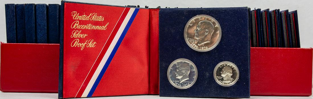 29 - UNITED STATES BICENTENNIAL SILVER PROOF SETS (1 of 2)
