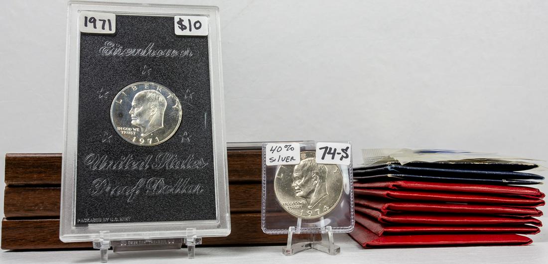 18 - SILVER EISENHOWER COINS (1 of 2)