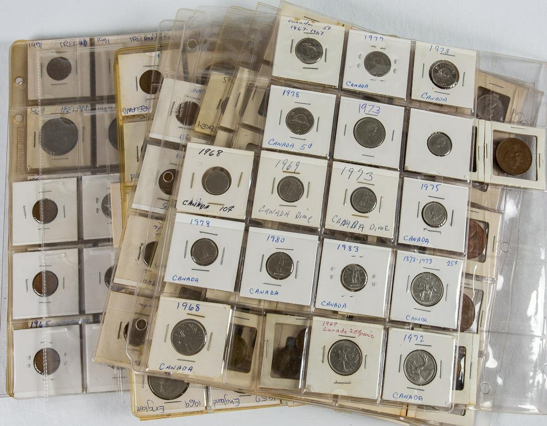 215 ASSORTED TOKENS AND COINAGE FROM AROUND THE WORLD (1 of 2)