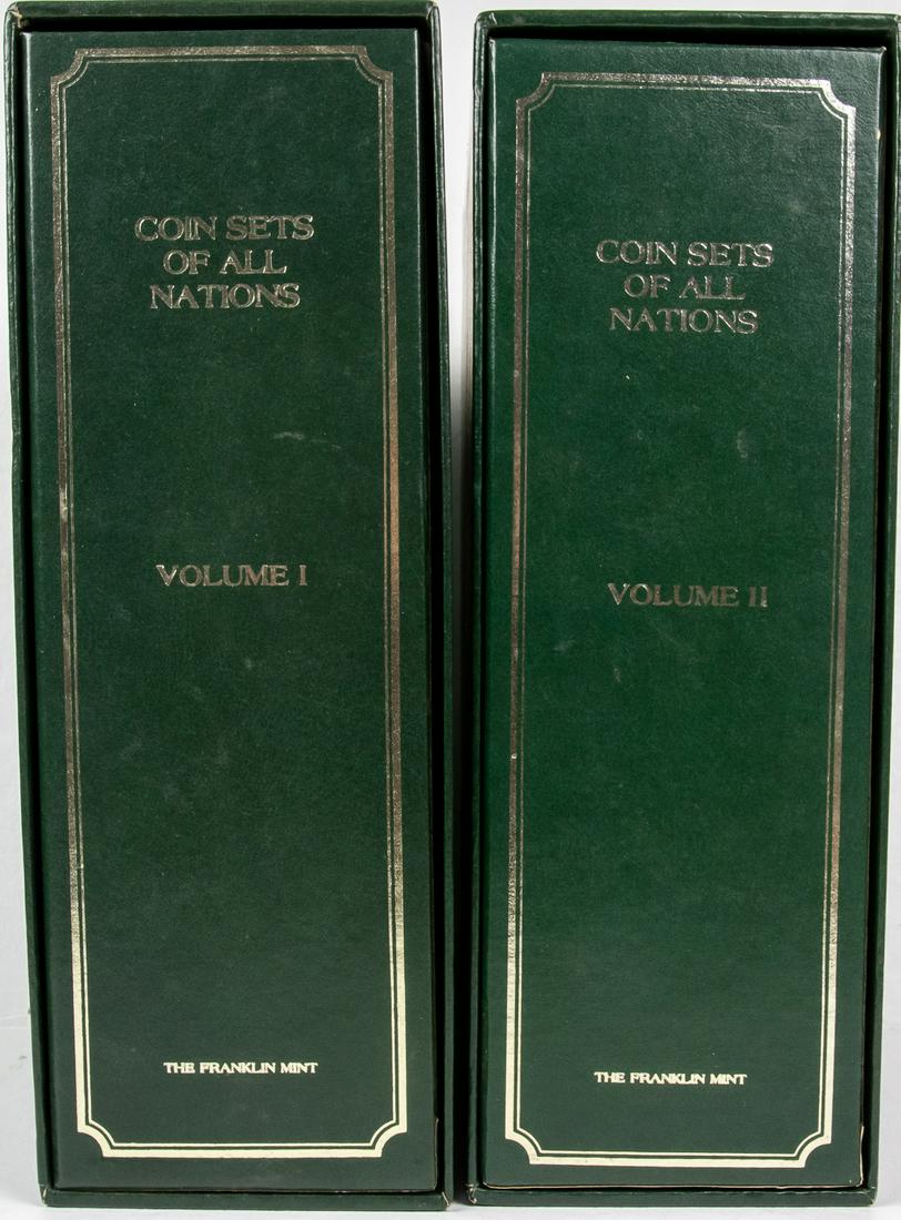 2 COINS SETS OF ALL NATIONS: 50 sets of varied countries including, Yemen Arab Republic, Union of Soviet Socialists Republics, United States of America, Tuvalu, Kingdom of Tonga, Kingdom of Thailand, Republic of China (Taiwan), S