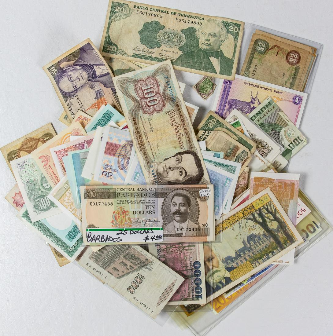MIXED CURRENCY FROM AROUND THE WORLD (1 of 2)