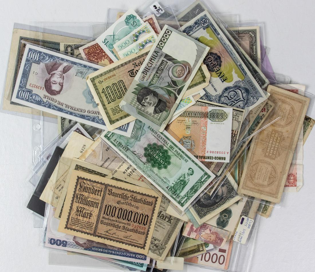 MIXED CURRENCY FROM AROUND THE WORLD (1 of 2)