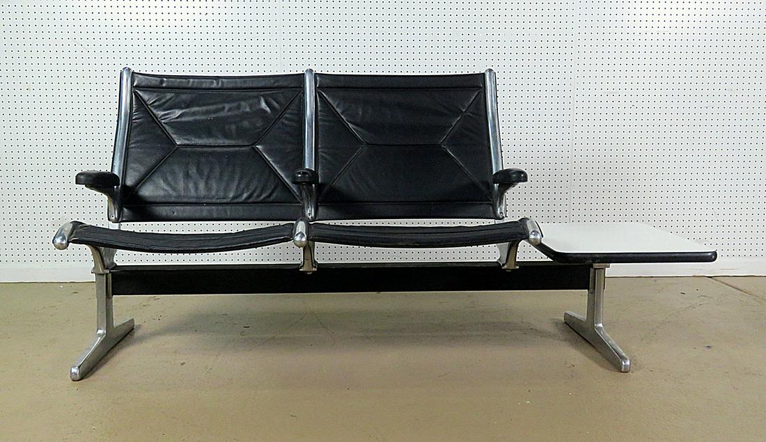 HERMAN MILLER STYLE DOUBLE SEAT BENCH (1 of 8)