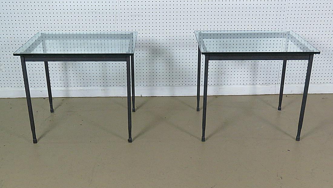 PAIR VIRGINIA METALCRAFTERS END TABLES (1 of 8)