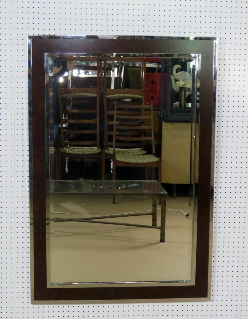 MODERN CHROME FRAME MIRROR (1 of 7)