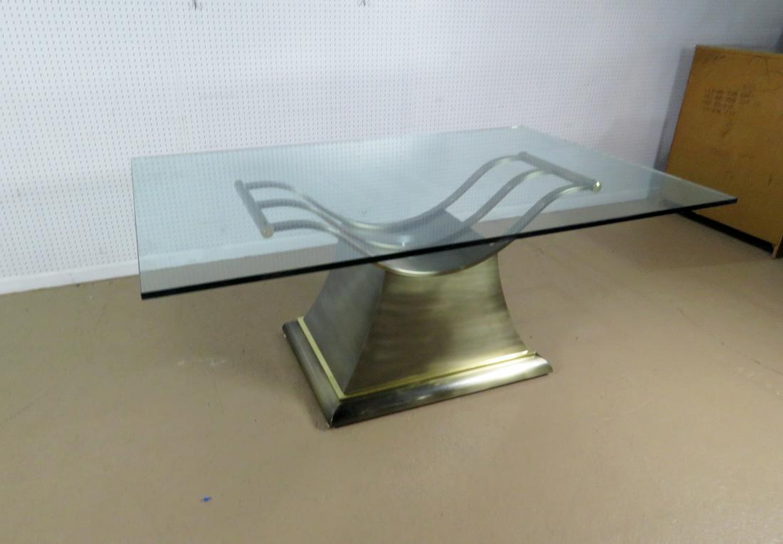 DESIGN INSTITUTE OF AMERICA GLASS TOP DINING TABLE (1 of 7)