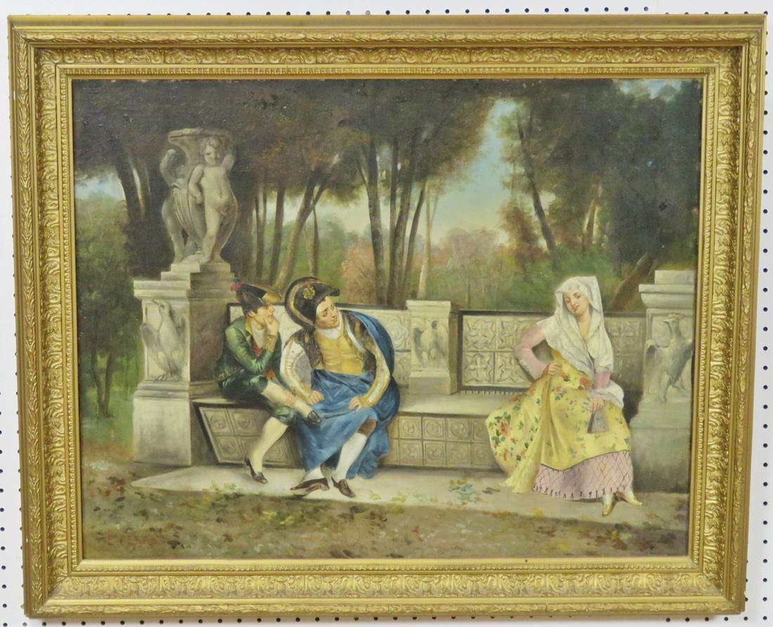NEOCLASSICAL SCENE OIL PAINTING (1 of 10)