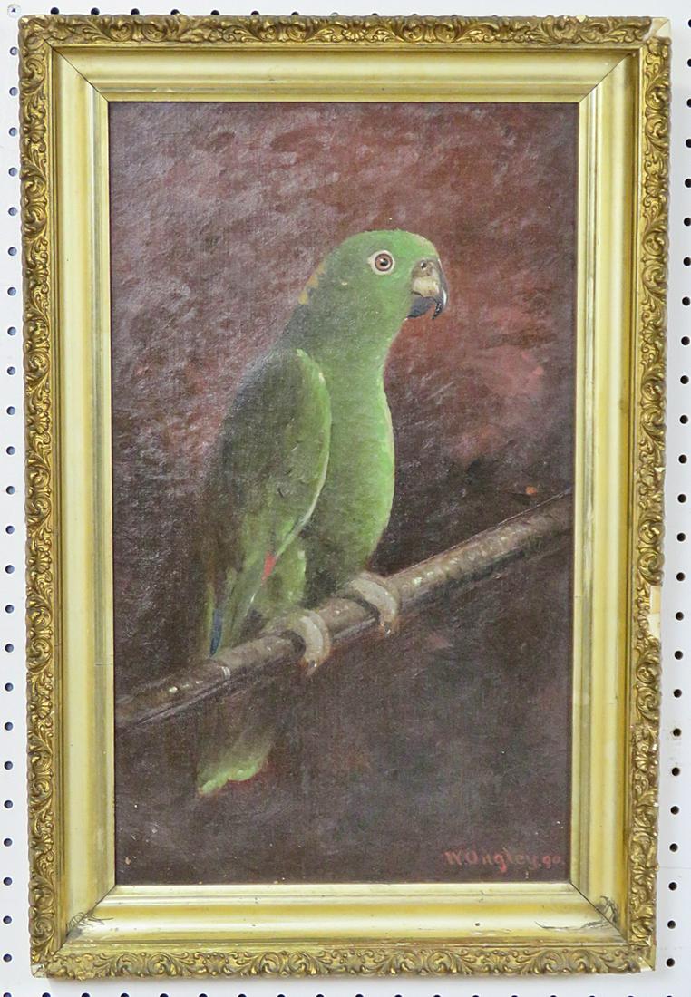 PAINTING OF GREEN BIRD (1 of 11)