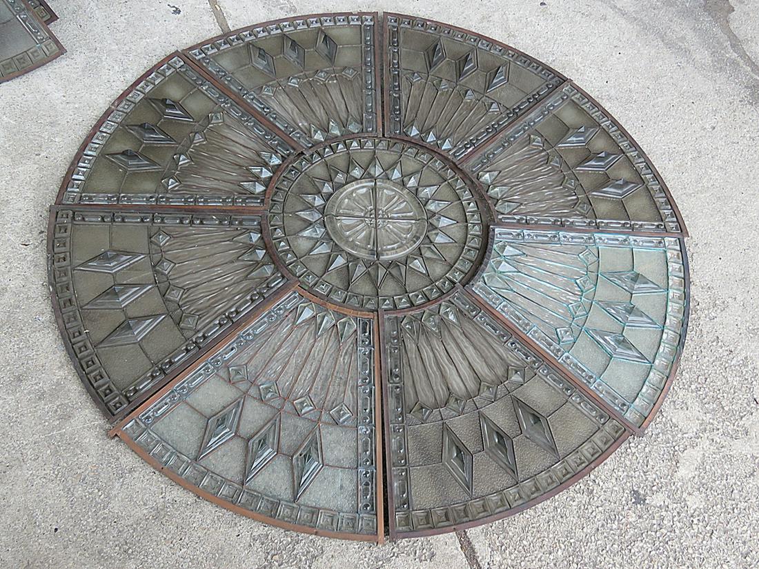 JEWELED LEADED GLASS SKY LIGHT (1 of 5)