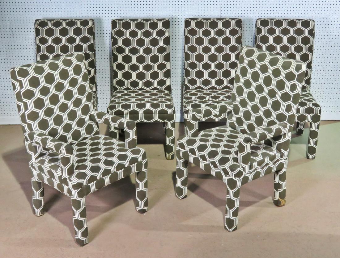 6 MILO BAUGHMAN STYLE PARSONS CHAIRS (1 of 10)