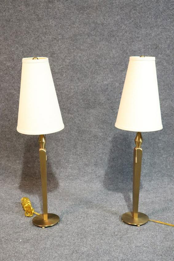 SINATRA SUITE - PAIR TOMMI PARZINGER STYLE LAMPS (1 of 10)