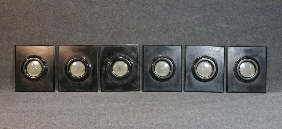 SINATRA SUITE- 6 PORTHOLE SHAPED CONVEX MIRRORS (1 of 5)