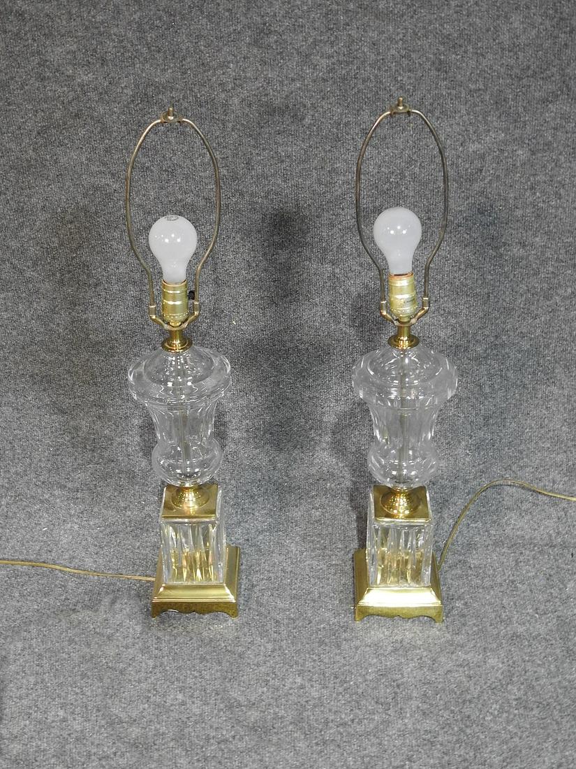 SINATRA SUITE - PAIR BACCARAT STYLE LAMPS (1 of 4)