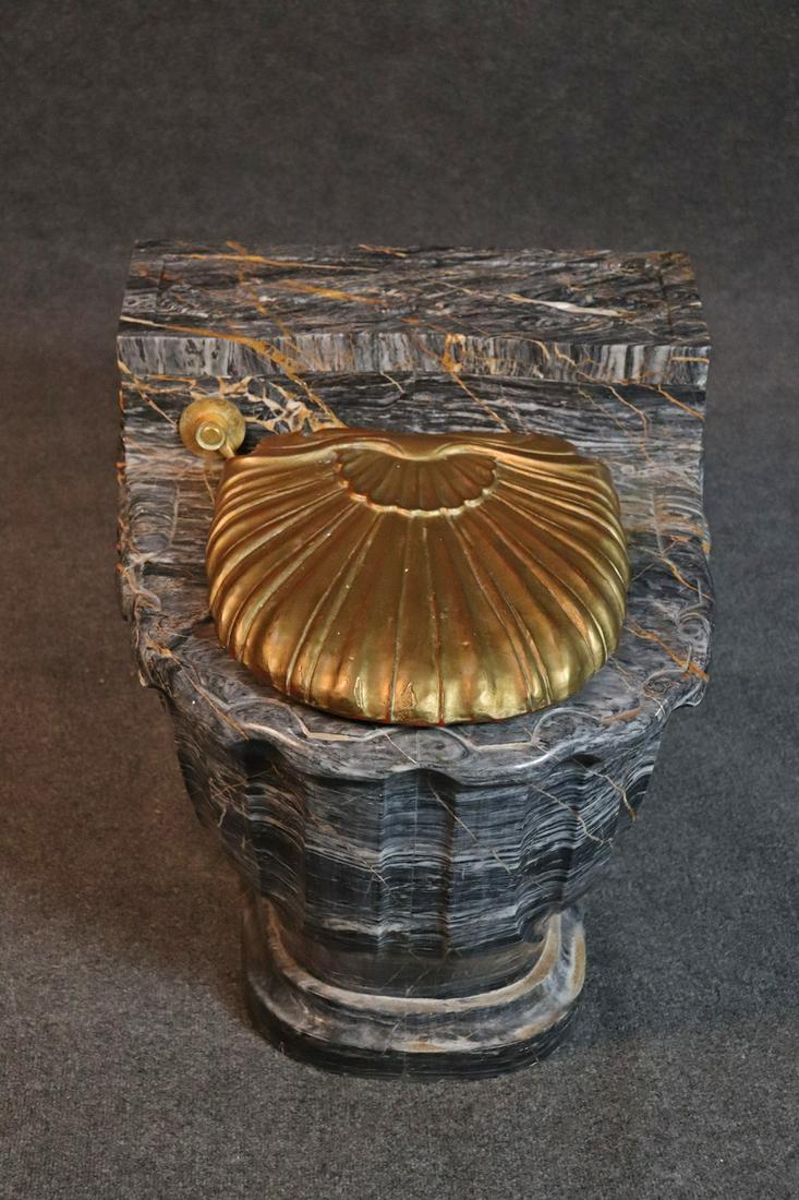 SINATRA SUITE - SHERLE WAGNER ITALIAN MARBLE TOILET (1 of 6)