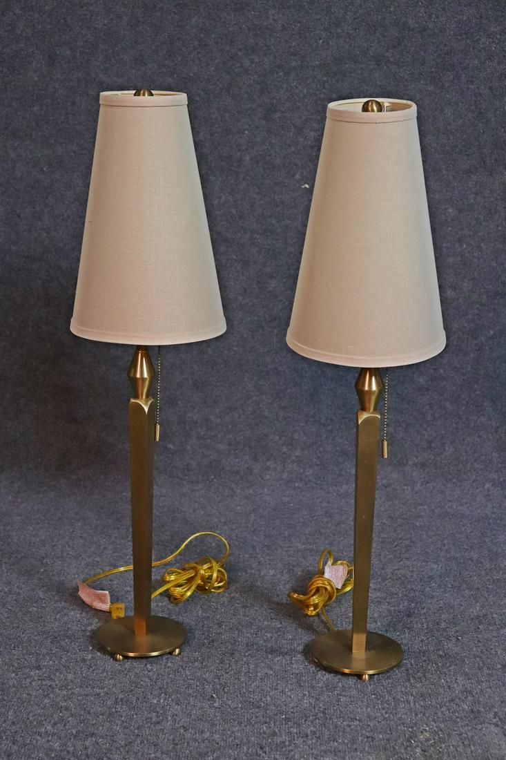SINATRA SUITE - PR BRASS TOMMI PARZINGER STYLE LAMPS (1 of 8)
