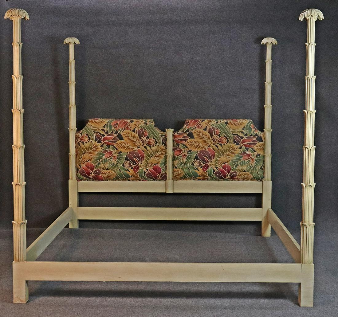 SERGE ROCHE STYLE HOLLYWOOD REGENCY KING BED (1 of 10)