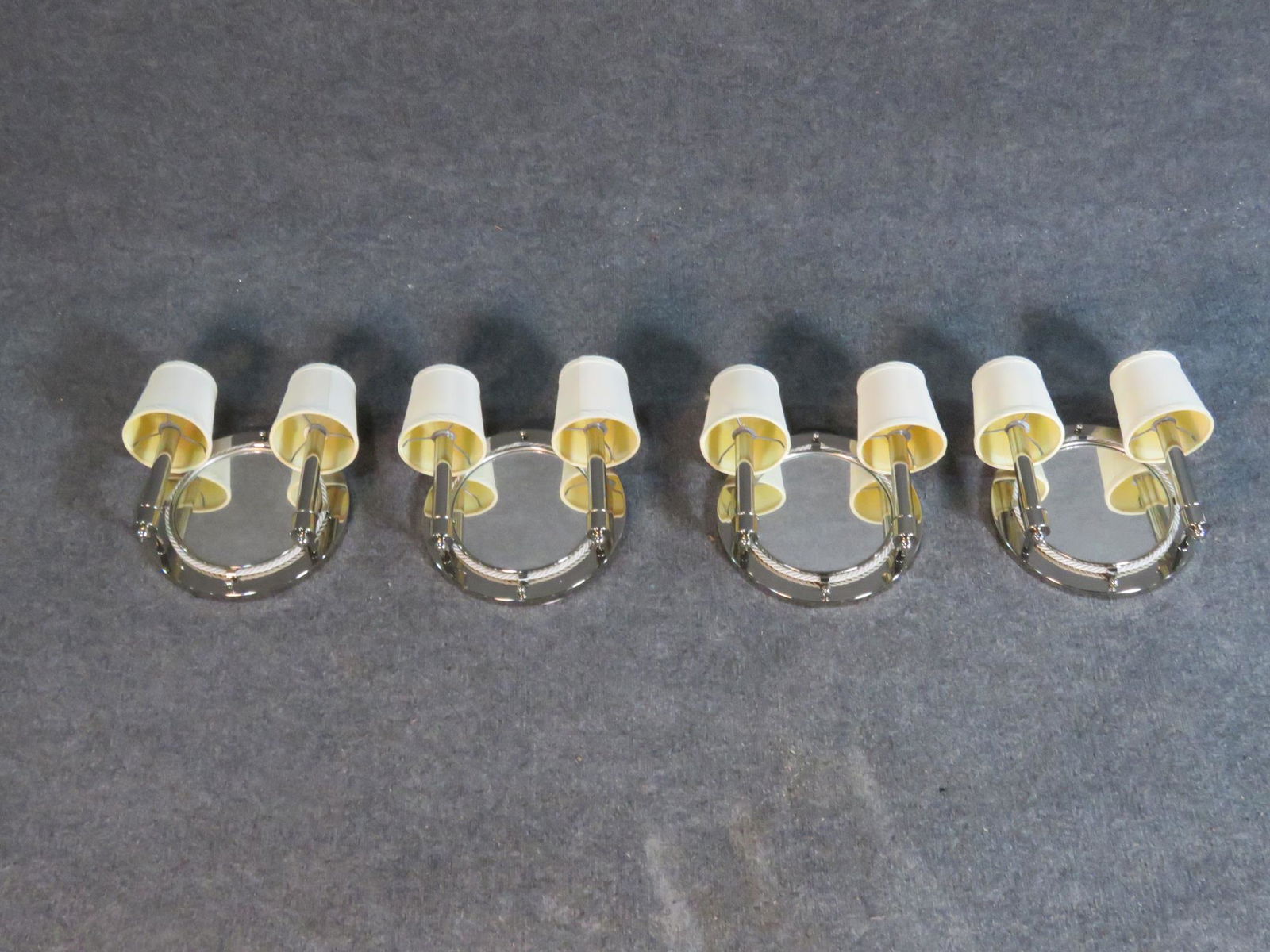 4 PORT HOLE STYLE WALL SCONCES (1 of 7)