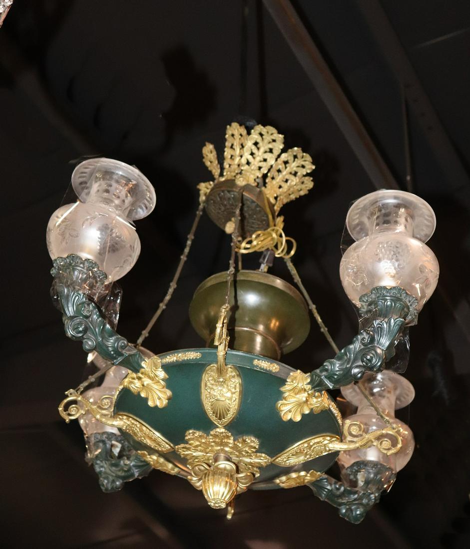 FRENCH EMPIRE 4 ARM CHANDELIER (1 of 6)