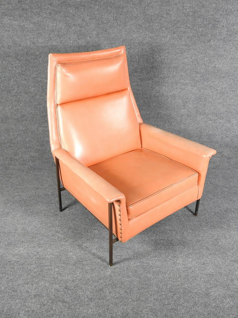 PAUL MCCOBB STYLE BRONZE FRAME CHAIR (1 of 8)