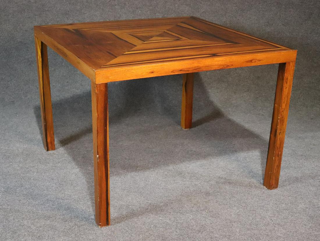 PARSON STYLE ROSEWOOD GAME TABLE (1 of 4)