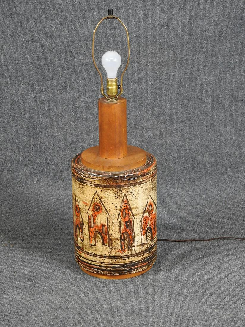 ITALIAN POTTERY LAMP (1 of 4)