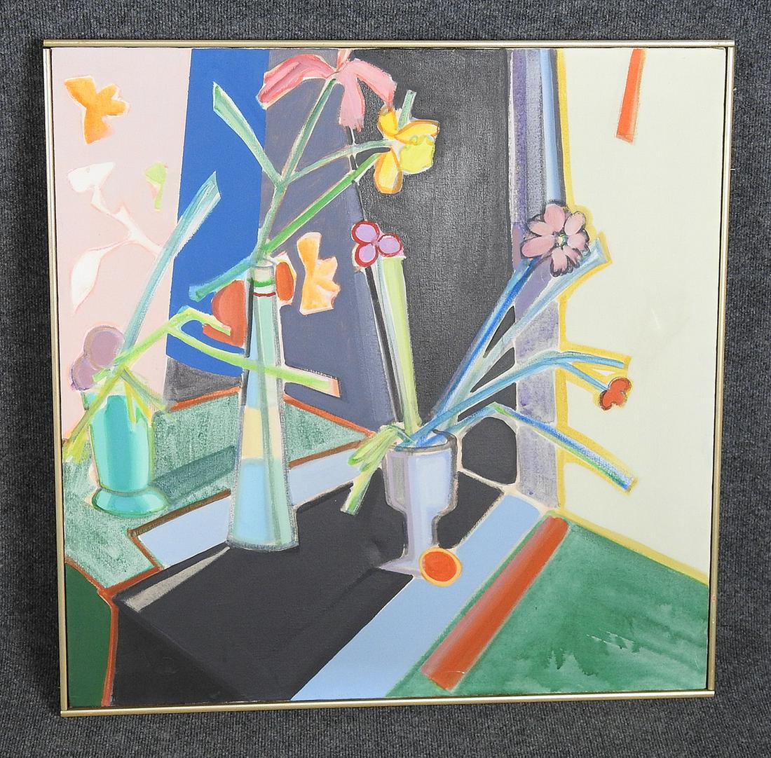 "YELLOW DAFFODIL" ACRYLIC BARBARA MYERS (1 of 7)