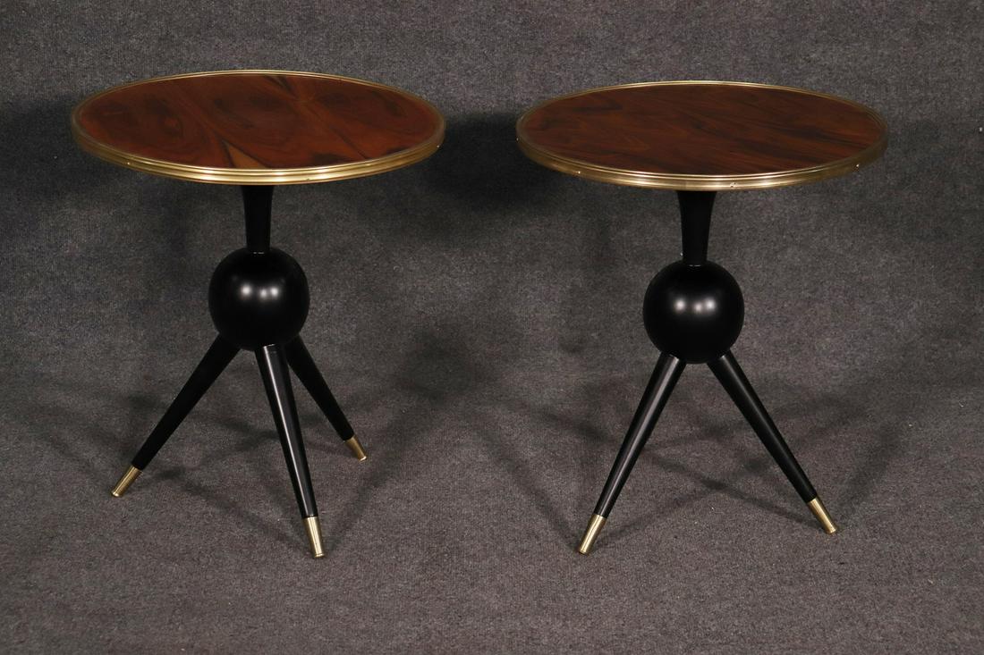 PAIR PAOLO BUFFA STYLE TABLES (1 of 7)