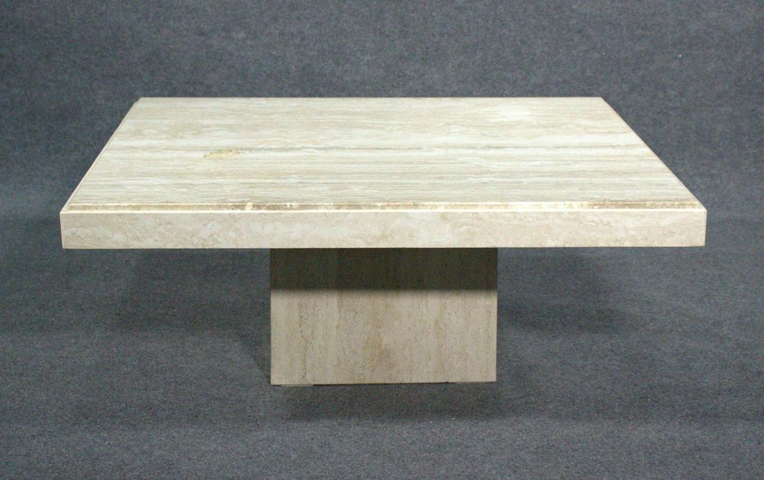 ITALIAN TRAVERTINE COFFEE TABLE (1 of 5)
