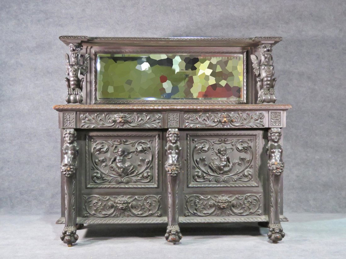 R.J. HORNER RENAISSANCE STYLE SIDEBOARD (1 of 17)