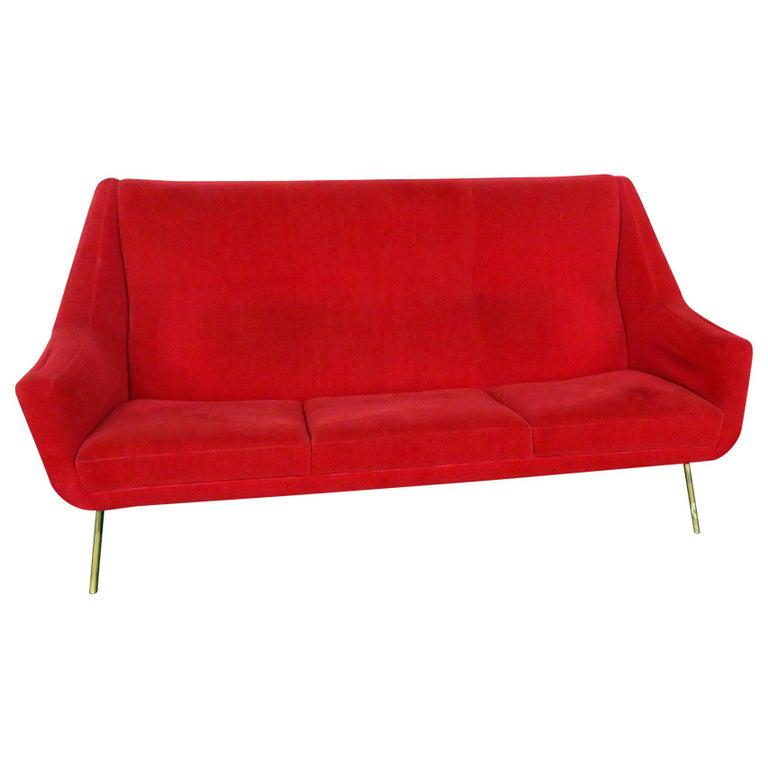 ITALIAN GIO PONTI STYLE SOFA (1 of 6)
