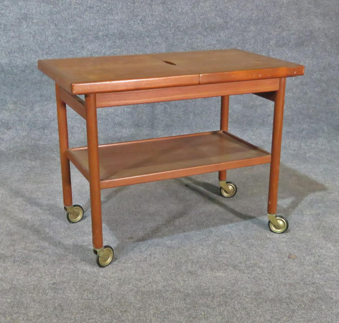WALNUT SLIDING TOP BAR CART (1 of 5)