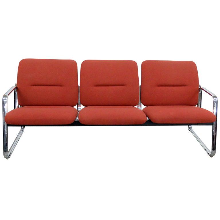 STEELCASE MID CENTURY MODERN SETTEE (1 of 6)