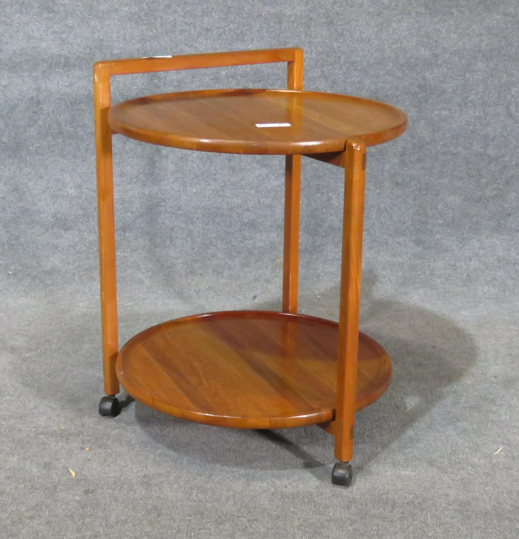 WALNUT TEA CART (1 of 5)