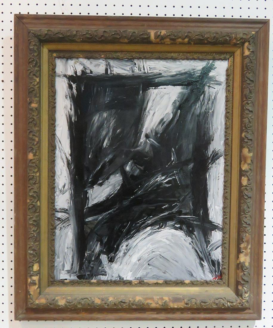THOMAS PUGLINI MODERN ABSTRACT BLACK AND GREY (1 of 3)