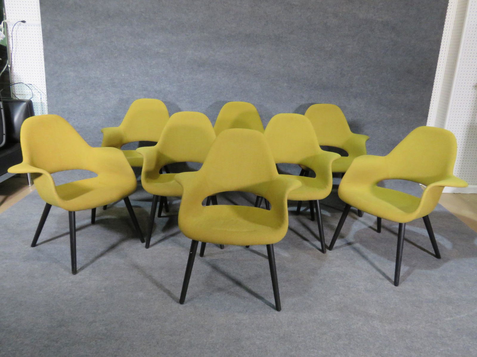 8 SIGNED CHARLES EAMES & EERO SAARINEN CHAIRS (1 of 5)