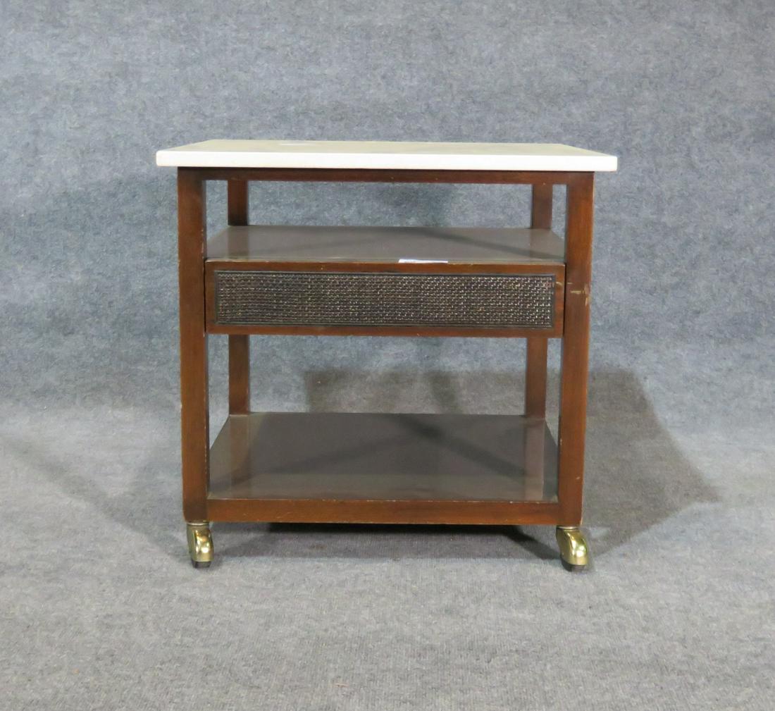 HARVEY PROBBER STYLE MARBLE TOP STAND (1 of 6)