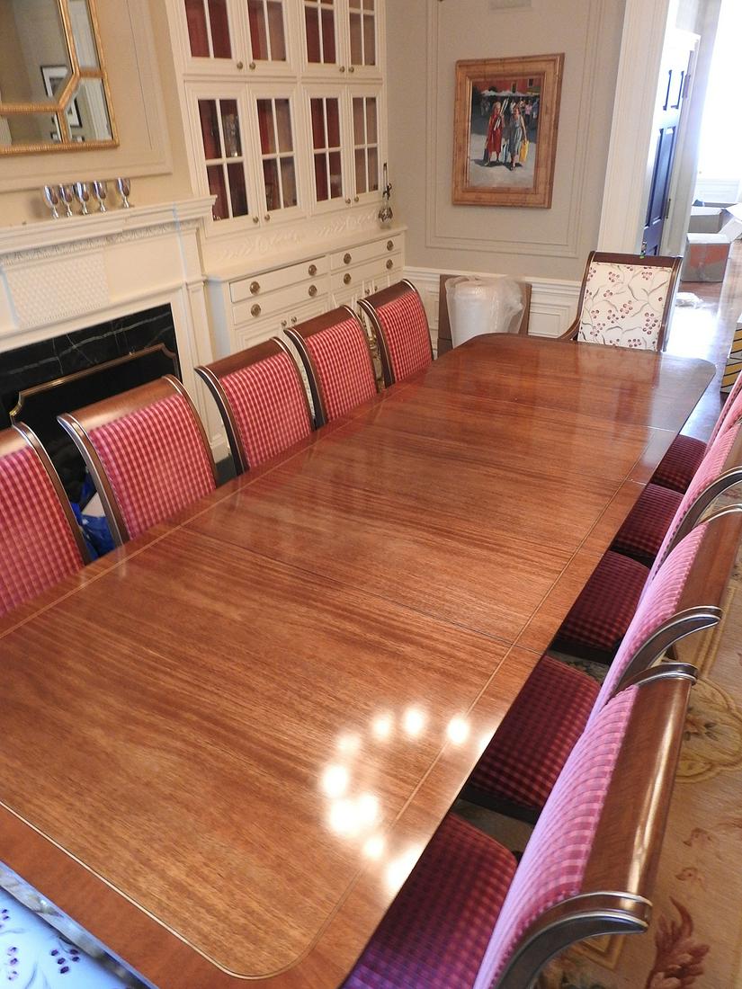 WILLIAMSBURG REPRODUCTION TABLE BY BAKER (1 of 8)