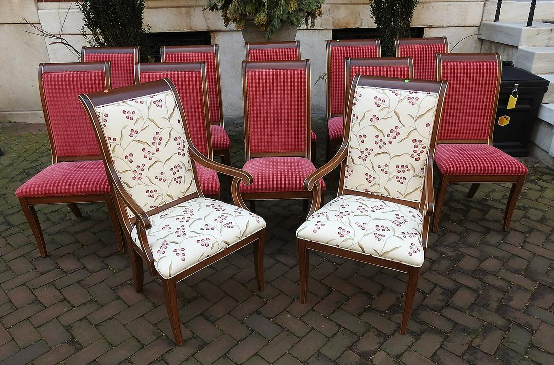 12 REGENCY STYLE DINING CHAIRS (1 of 6)