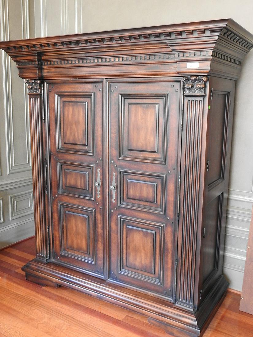 RENAISSANCE STYLE CUSTOM ENTERTAINMENT CABINET (1 of 3)