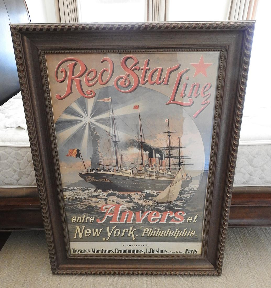 RED STAR LINE POSTER (1 of 5)