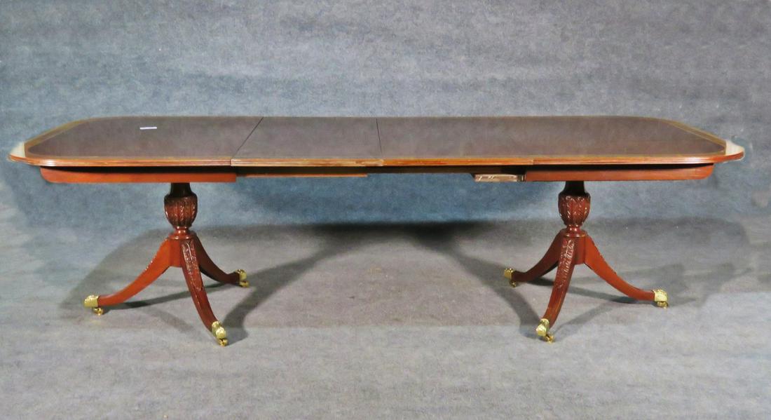 SIGNED COUNCILL CRAFTSMEN MAHOGANY DINING TABLE (1 of 6)