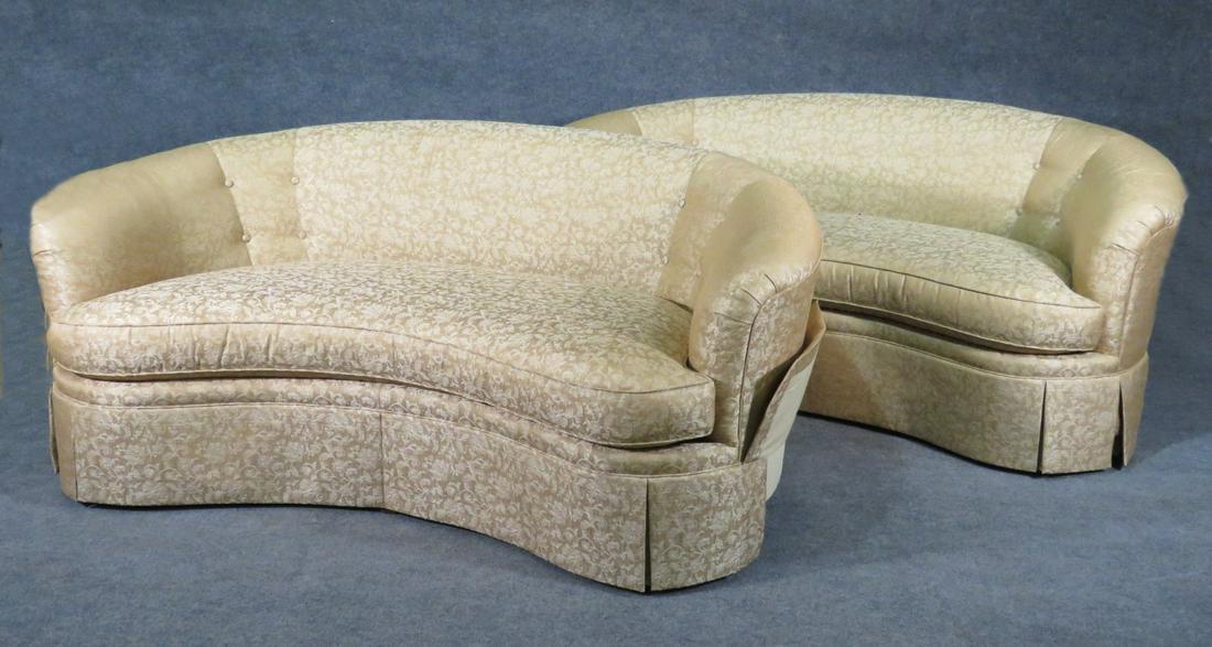 PAIR DECORATIVE SOFAS BY STICKLEY (1 of 6)