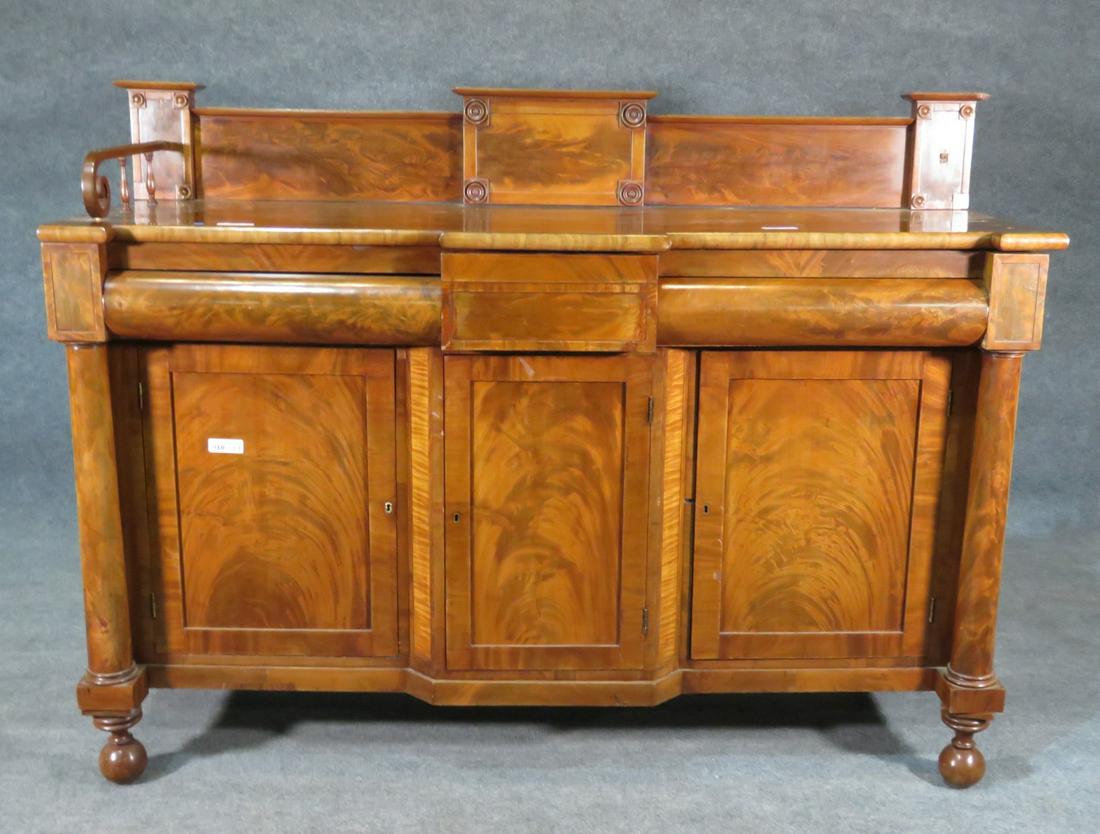 ANTIQUE EMPIRE SIDEBOARD (1 of 7)