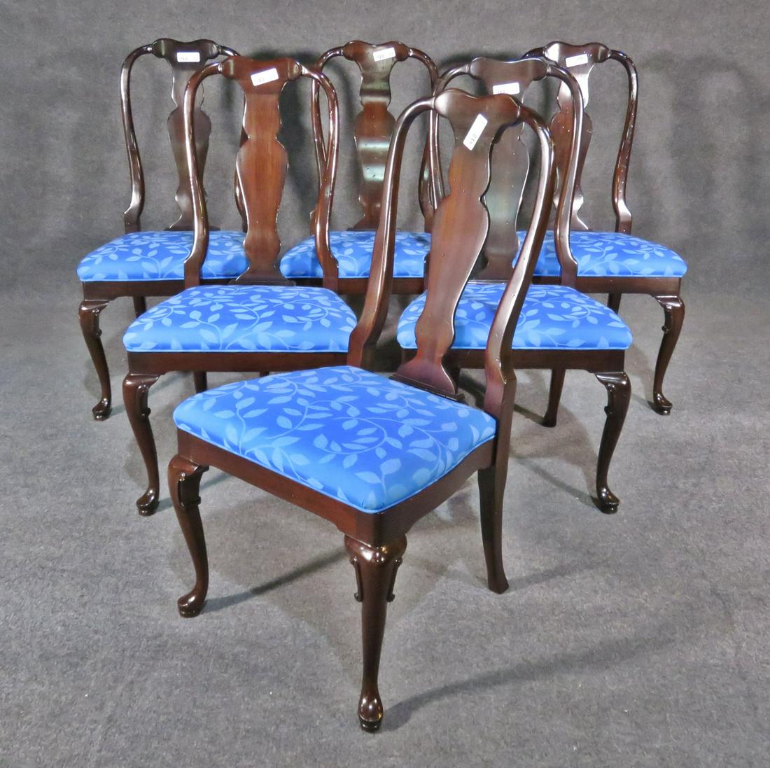 6 QUEEN ANNE STYLE CHAIRS (1 of 5)