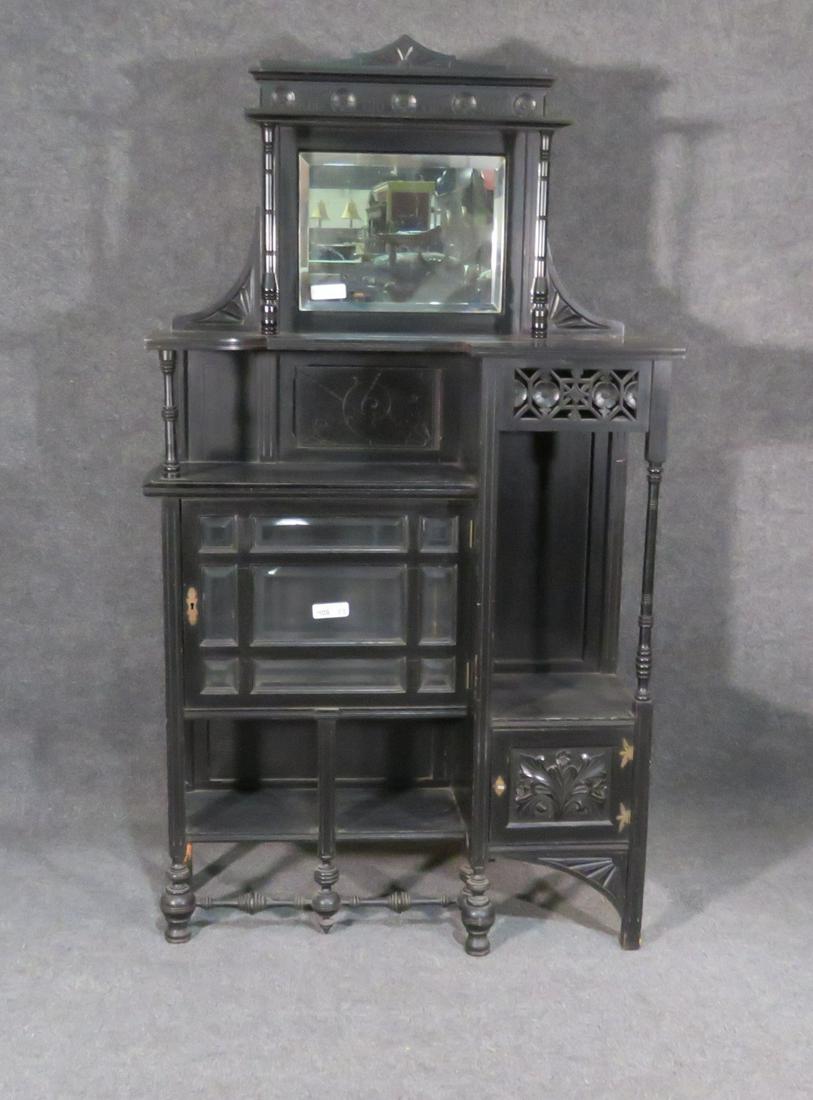 VICTORIAN EBONIZED ETAGERE (1 of 9)